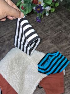 Unique Orange &amp; Striped Beanie