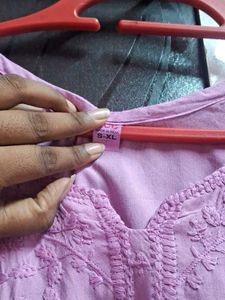 Pink Shade Short Kurti
