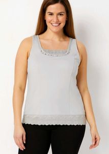 Gray Sleeveless Top