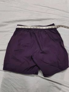 Men&#39;s Purple Striped Shorts