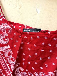 Shein Red Bandana Sundress (Women)
