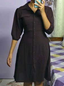 Purple Shirt Dress