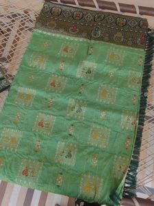 Elegant pashmina silk Saree