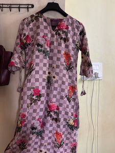 Mauve Beautiful Libas Kurti