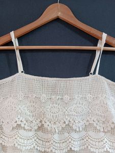 OffWhite Sleevless Top