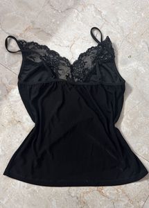Black Lace Cami Top