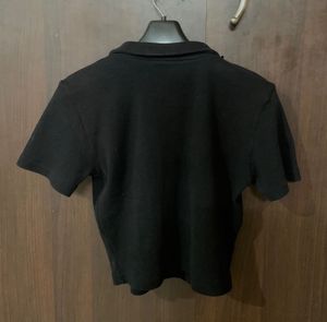 Black Polo T-Shirt