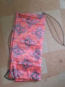 Pink Paisley Saree