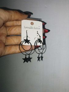 Star Drop Earrings
