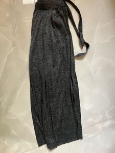 Gray Ruched Plazo