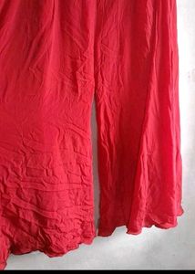 Blue And Red Kurta Set
