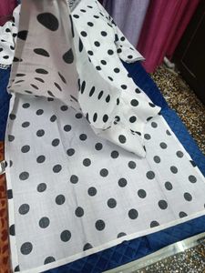 Polka Dot Kurta Set