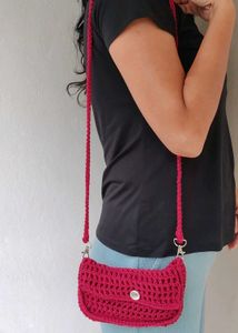 Crochet Crossbody Bag