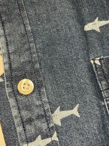 U.S.POLO ASSN Shark Print Denim Shirt
