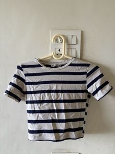 Zara Striped Crop Top