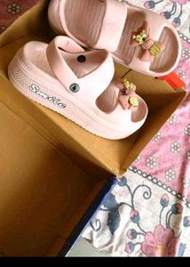 Pink &#39;Smile&#39; Sandals with Cute Charms