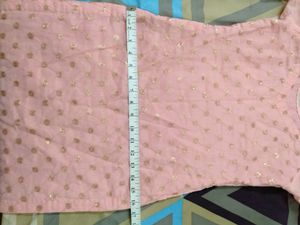 Baby Pink Beautiful Suit With Pant And Dupatta