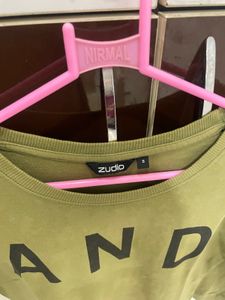 Olive Green &#39;Youth and Fab&#39; Sweatshirt