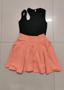 Aesthetic Peach Skirt 🌷