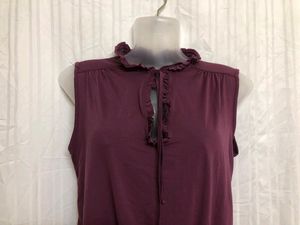 Morgan Purple Sleeveless Top