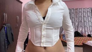 White Corset Shirt