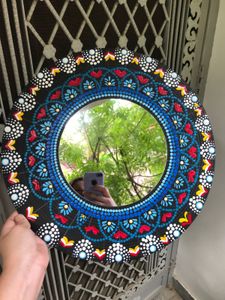 Blue And Red Mandala