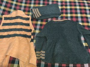 Cozy Knit Vest &amp; Sweater Set