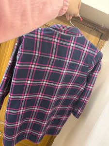 Girls' Plaid Flannel Shirt