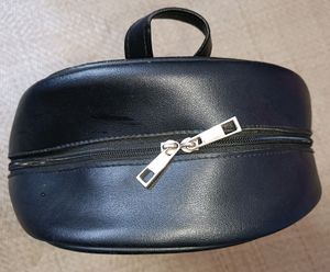 Women Good Quality Black Leather Backpack.