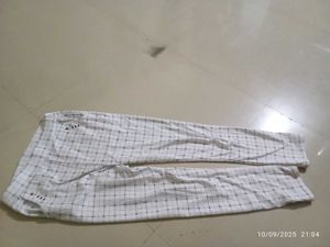 Checkered Casual Pants