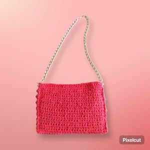 Mini Bubble Bag With Chain Strap
