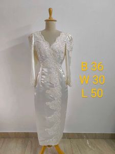Vintage Satin & Lace Dress