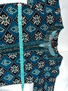 Beautiful Green Kurti Plazo Duppatta Set