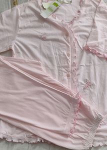 Brand New Unused Night Suit In Baby Pink Colour