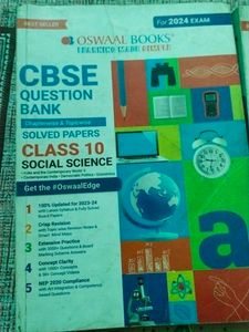 Oswaal CBSE Class 10 Question Bank (Sci, SST, Math