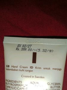 Oriflame Milk &amp; Honey Hand Cream