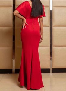 Classic Scarlet Red Gown