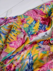 Yellow Branded Top/Tunic