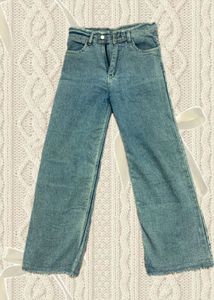 Wide Leg Denim Jeans