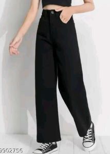 Wide Leg Black Pants