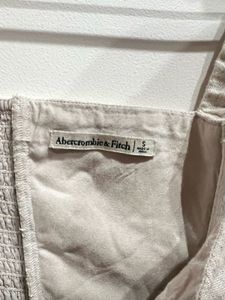 Chic Cream Mini Dress from Abercrombie &amp; Fitch