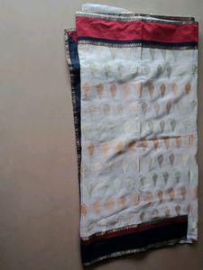 Lovely off White Saree