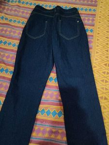 authentic navy blue jeans