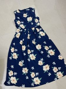 Floral Navy Dress