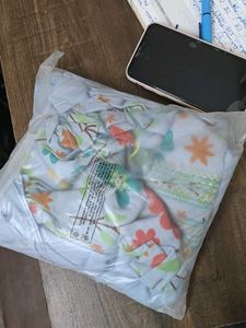Floral Print Full Suit with Dupatta (XXL)
