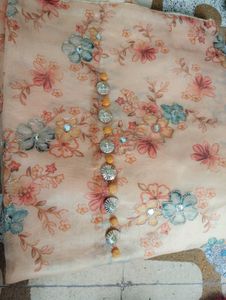 Cotton Silk Tissue Material Suit