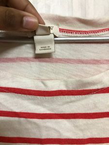 J.CREW White Long Sleeve T Shirt
