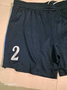 Shorts Navy Blue Adjustable Waist