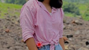 Striped Button-Down Shirt