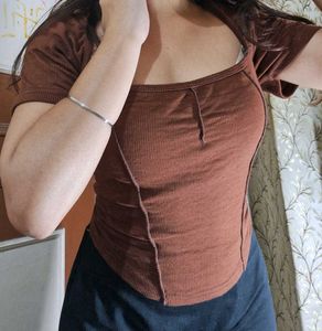 Coffee Brown Stretchable Bodyhugging Corset